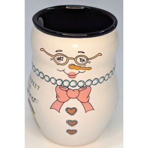 2021 Chicago Christkindlmarkt Kinder Club Mrs. Snowman Mug with Handle